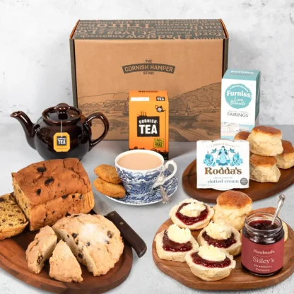 Cornish Afternoon Tea Hamper With Scones and Cake