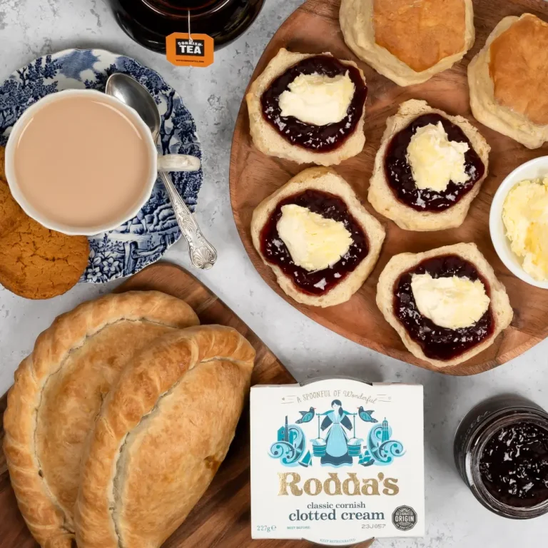 Cornish Cream Tea Hamper With Pasties