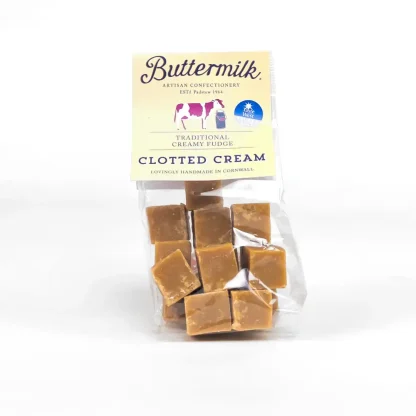 Buttermilk Traditional Clotted Cream Fudge lovingly handmade in Cornwall