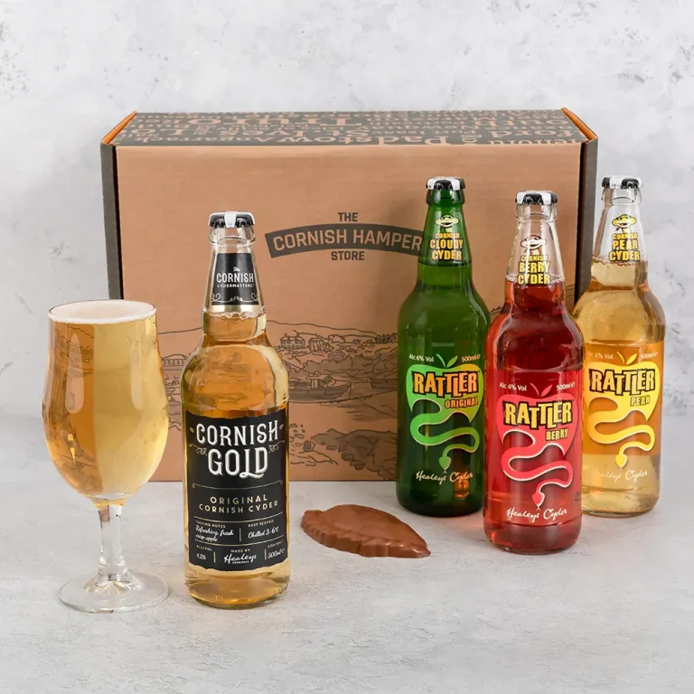 Healey's Cornish Cyder Hamper with chocolate pasty