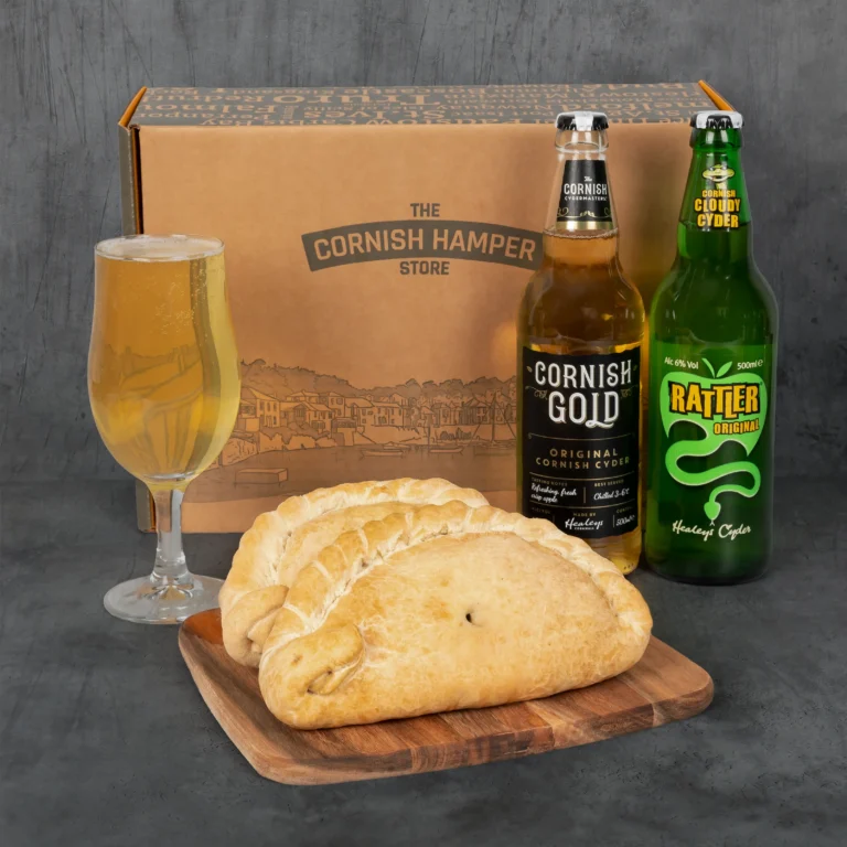 Valentine's Cider & Pasty Hamper Gift for Him