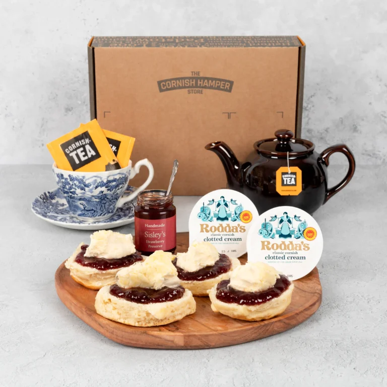 Cream Tea Postal Hamper packed with everything you need to make a delicious gluten free cream tea