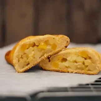 Cheese and onion pasty