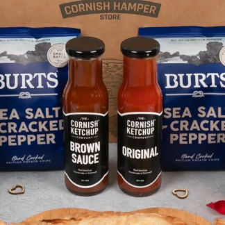 Handmade Cornish sauce bundle including ketchup and brown sauce